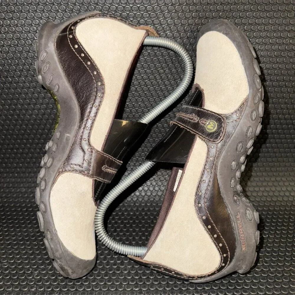 Merrell Women's Flats in Brown and Cream - Picture 5 of 8